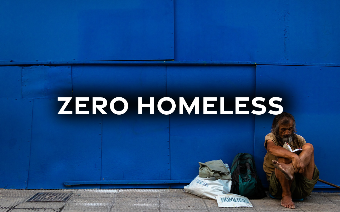 zero homeless banner