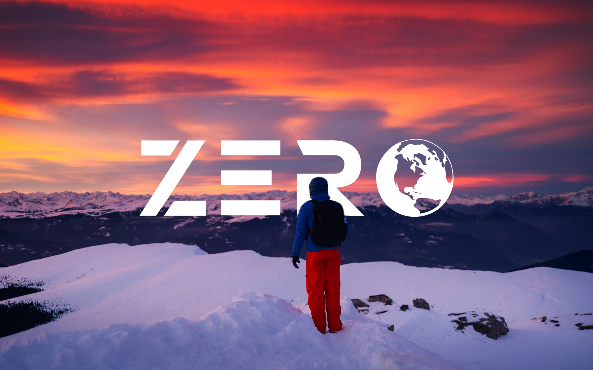 zero logo snow